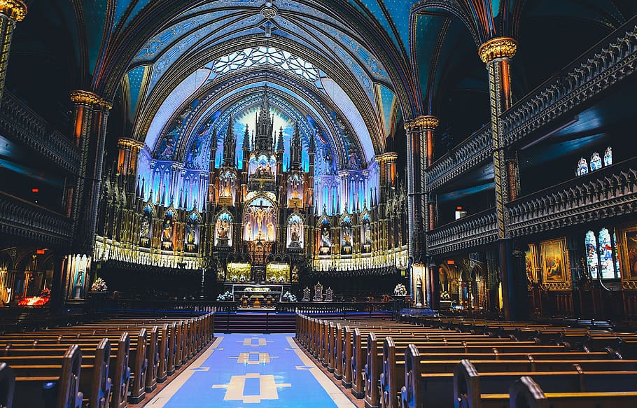 church interior, religion, place of worship, belief, spirituality HD wallpaper