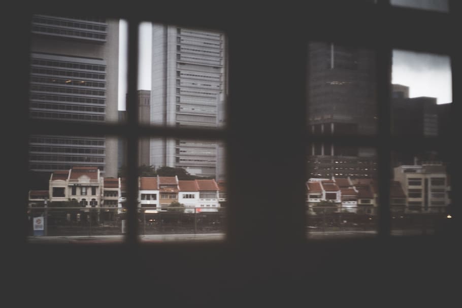 dark, silhouette, window, architecture, buildings, built structure HD wallpaper