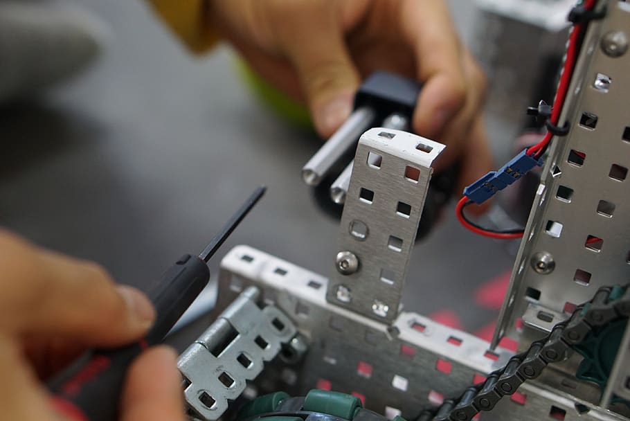 robotics, building, creating, making, creativity, equipment HD wallpaper
