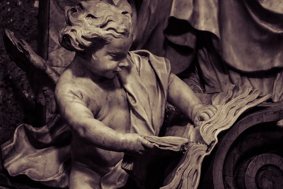 angel, reader, reading, book, education, bookstore, student HD wallpaper