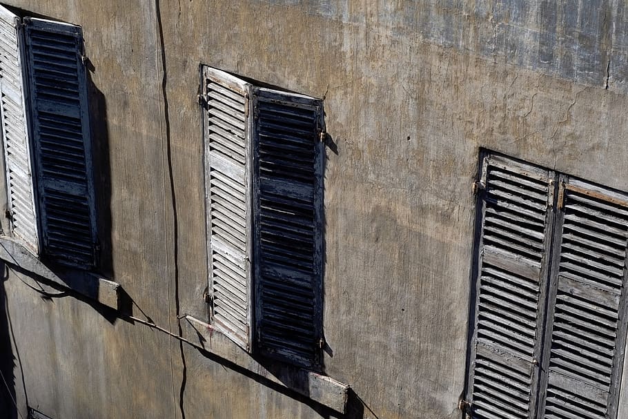 window, shadow, wall, sunlight, wood, old, house, mood, building HD wallpaper