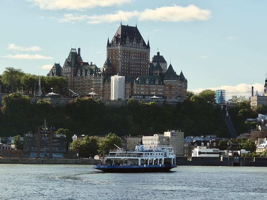 québec, château frontenac, quebec, canada, castle, hotel, HD wallpaper