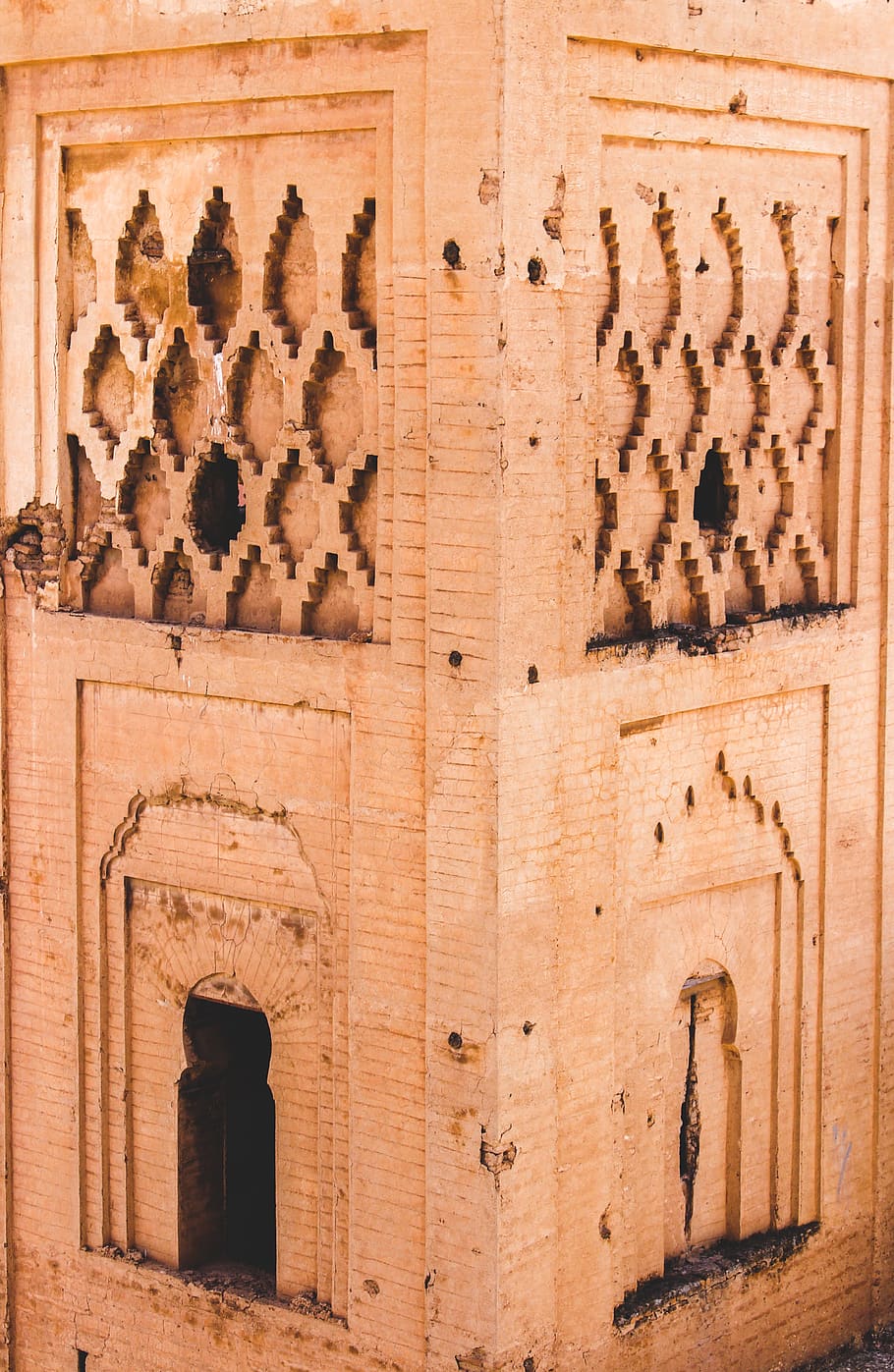 morocco, marrakesh, worship, religious, religion, exterior, HD wallpaper