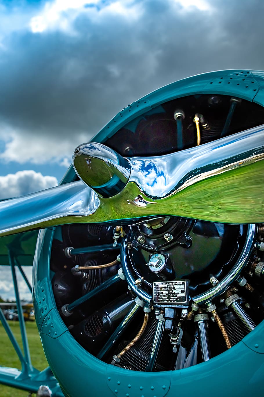 propeller, aircraft, engine, aviation, old, aeroplane, classic, HD wallpaper