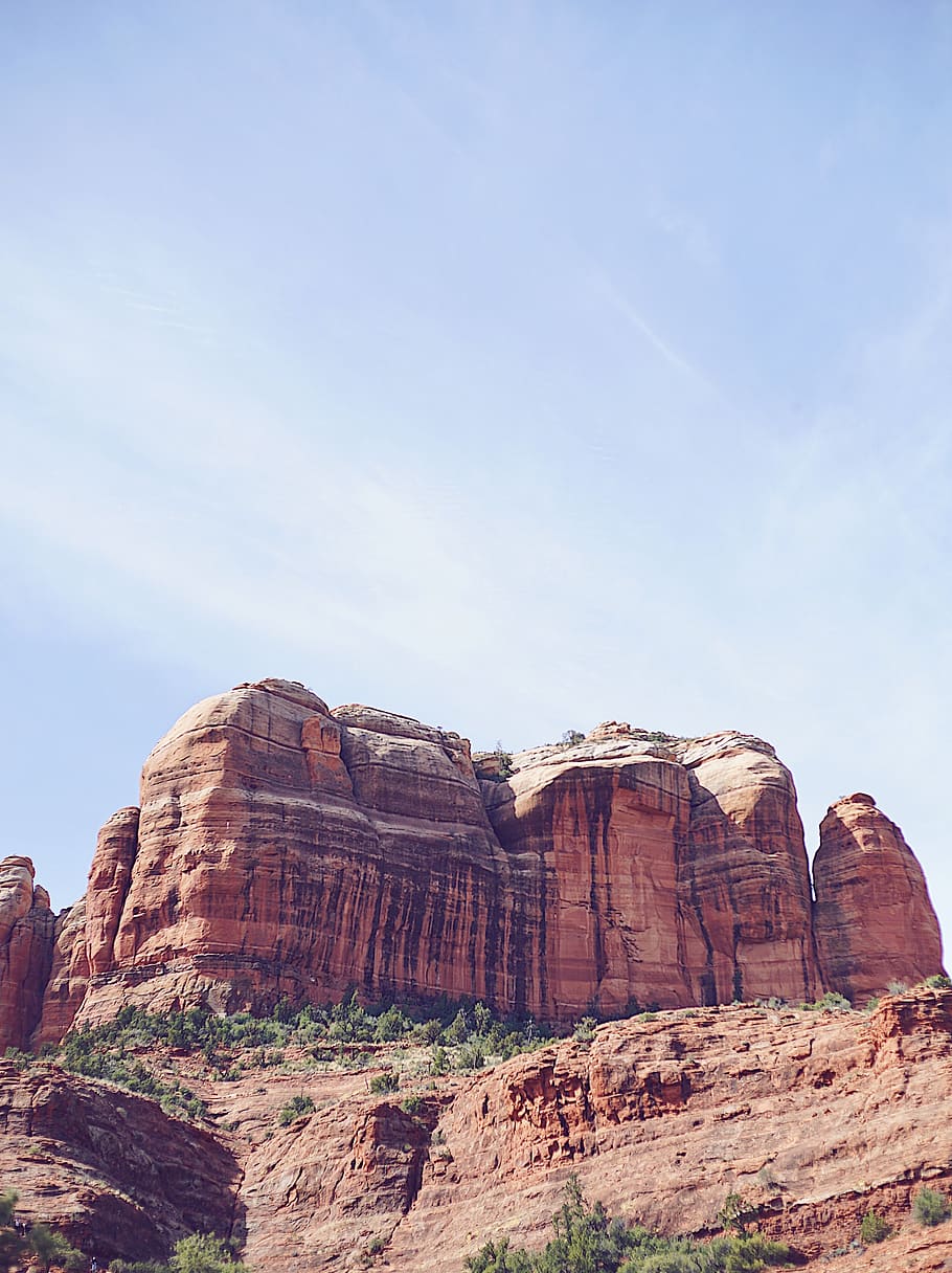 Mount Rushmore, canyon, mountain, valley, outdoors, nature, red rock state park HD wallpaper
