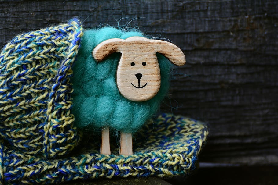 sheep, wool, knit, handmade, thread, hand labor, wood, sock HD wallpaper