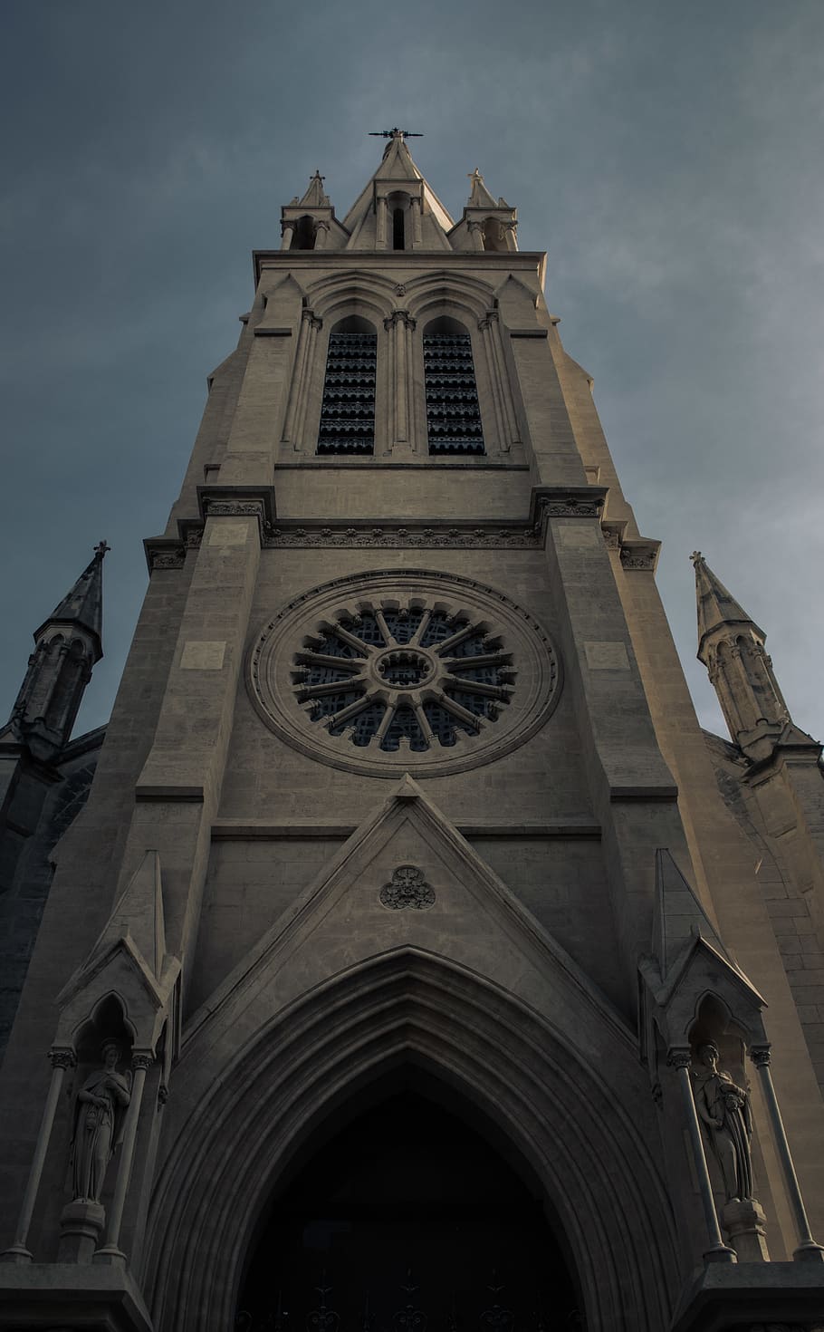 architecture, tower, building, spire, steeple, clock tower HD wallpaper