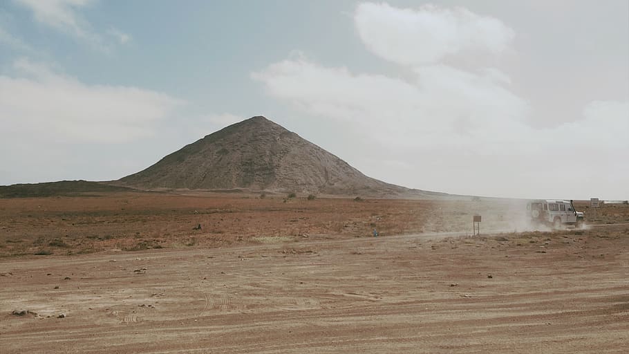 cape verde, sal, sky, land, landscape, cloud - sky, environment HD wallpaper