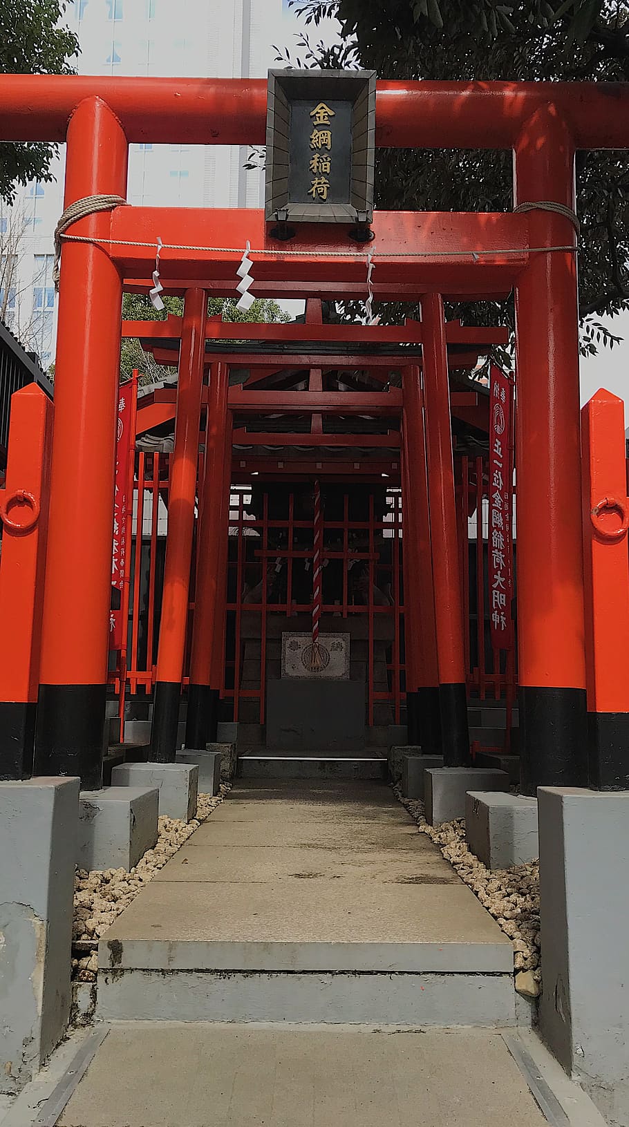 gate, torii, architecture, building, temple, 3-chōme-22 kanda sakumachō HD wallpaper