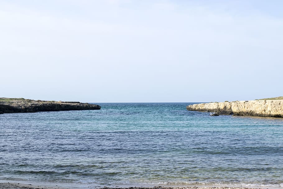 italy, monopoli, water, sea, beauty in nature, sky, scenics - nature HD wallpaper