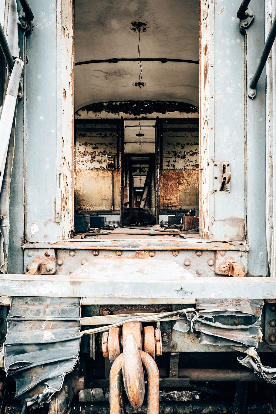 italy, trieste, train, old, abandoned, damaged, day, obsolete, HD wallpaper