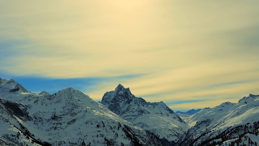 snowcaps mountain, peak, mountain range, crest, nature, outdoors HD wallpaper