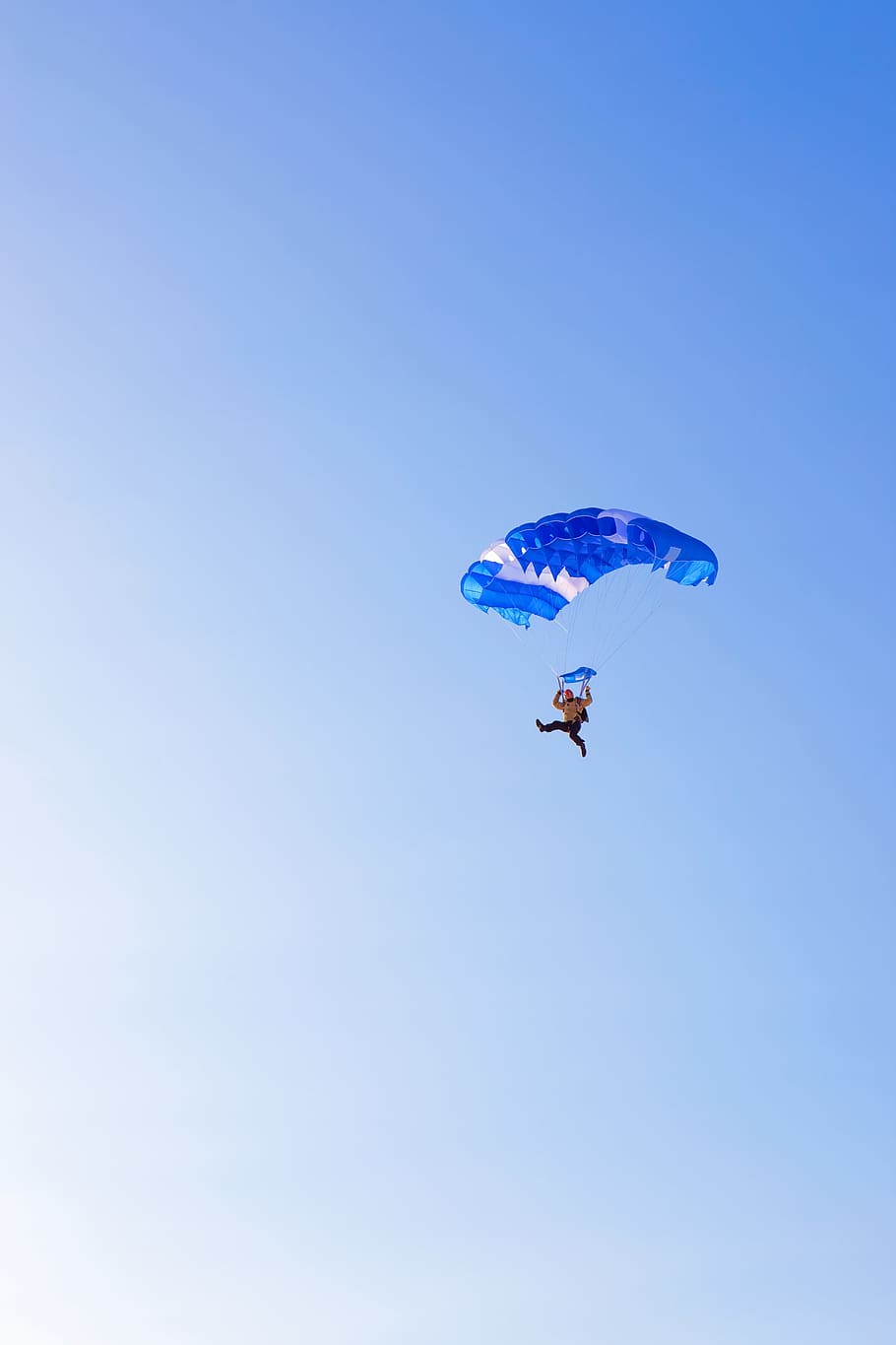 blue, diving, extreme, falling, fly, flyer, dom, jumping, men HD wallpaper