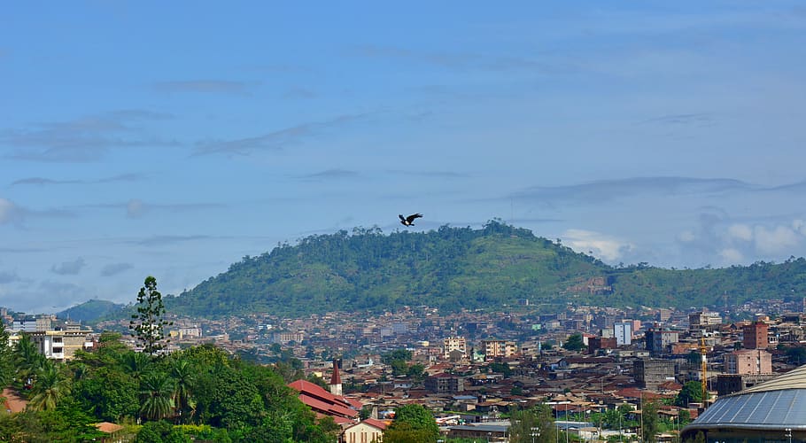 cameroon, yaounde, djeuga palace, city, cityscape, landscape