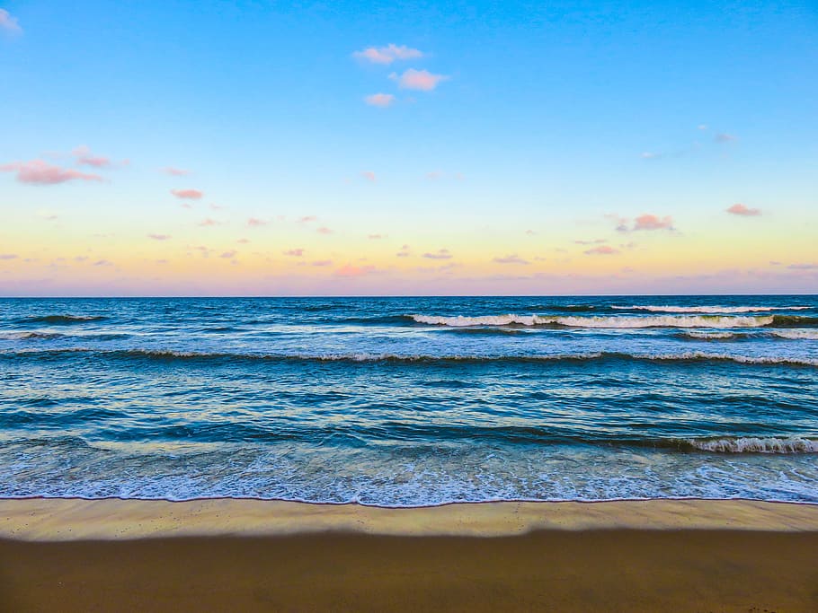 rolling, waves, tides, sea, water, ocean, sky, scenics - nature HD wallpaper