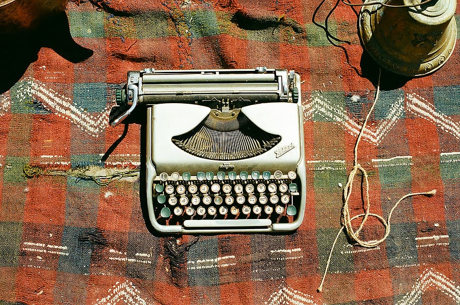 georgia, tbilisi, typewriter, flea market, retro, technology, HD wallpaper