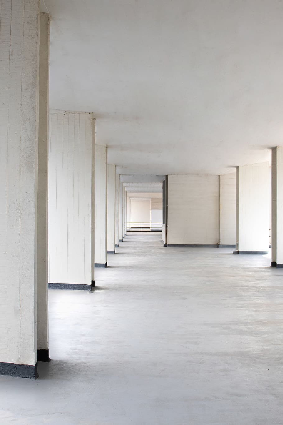 france, royan, architecture, indoors, building, empty, corridor HD wallpaper