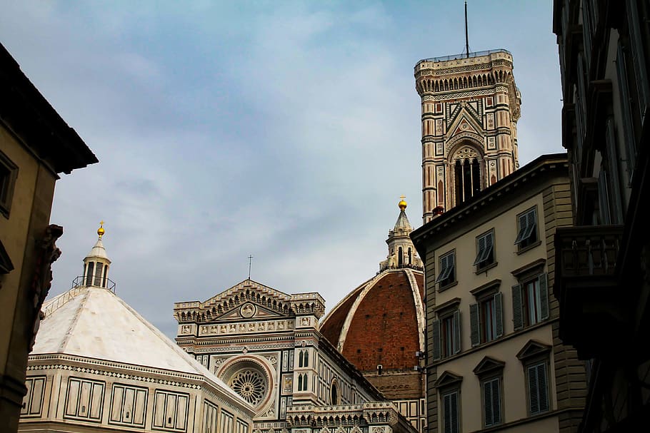 italy, florence, monument, monuments, cathedral, center, city HD wallpaper
