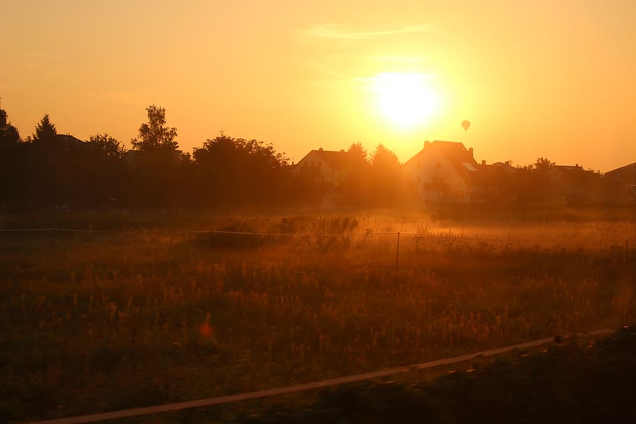 germany, berlin, sunset, nature, landscape, journey, sunrise HD wallpaper