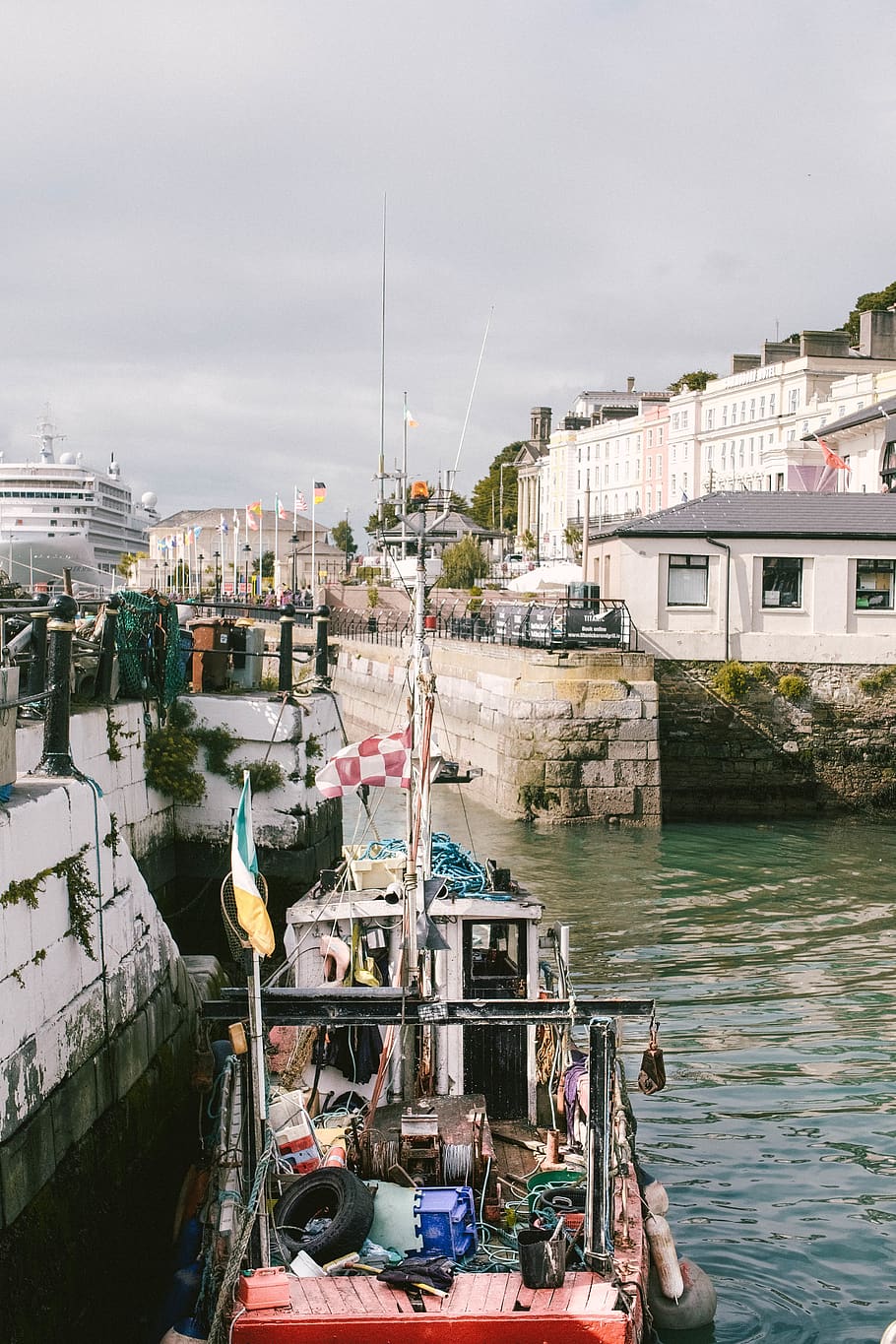 ireland, cobh, water, nautical vessel, building exterior, mode of transportation HD wallpaper