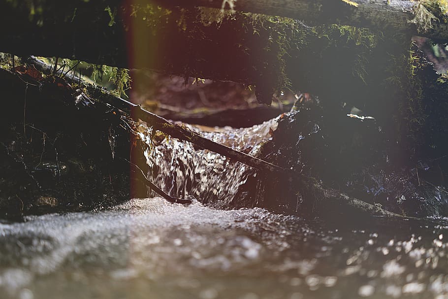 water stream, nature, no people, day, motion, splashing, outdoors HD wallpaper
