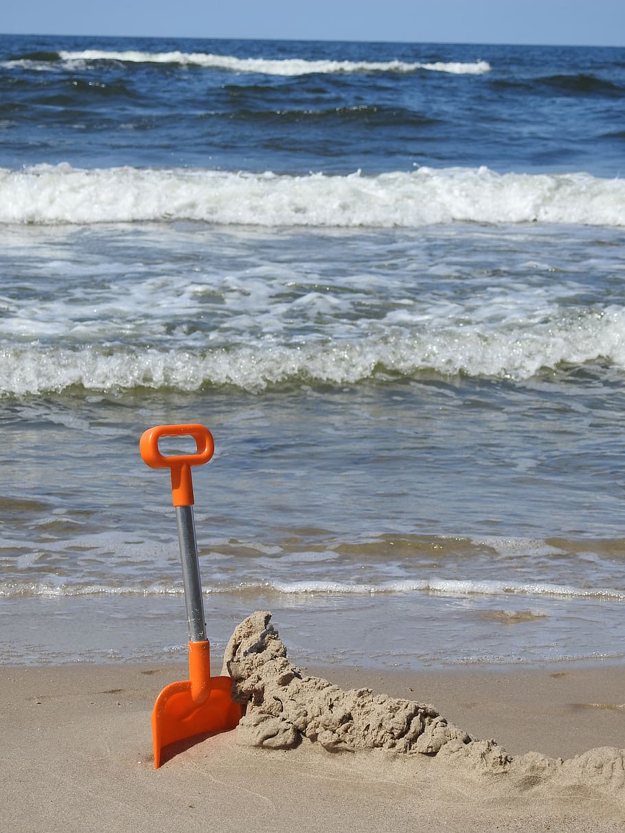 sea, wave, sand, blade, summer, water, nature, sky, mood, scenery HD wallpaper