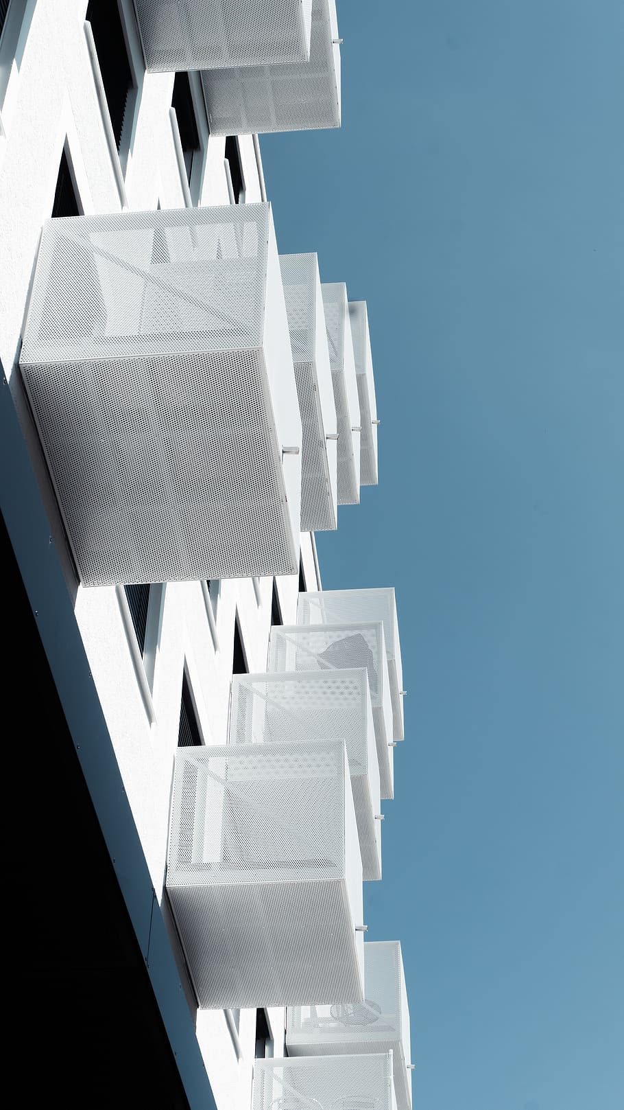 white ceramic case, city, building, high rise, town, urban, architecture HD wallpaper