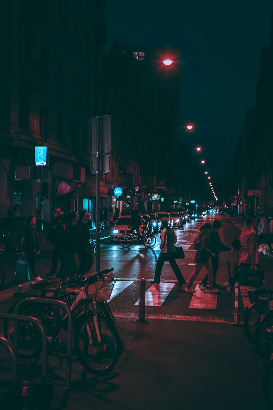 illuminated, night, city, architecture, building exterior, street HD wallpaper