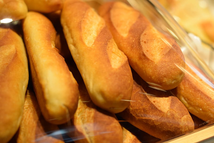 bread, baguettes, food, food and drink, freshness, close-up HD wallpaper