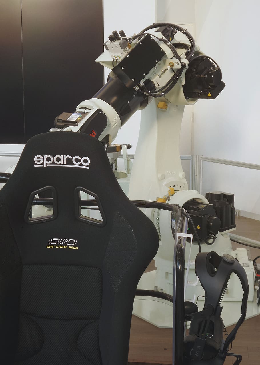 virtual, reality, vr, robot, arm, headset, immersive, immersion HD wallpaper