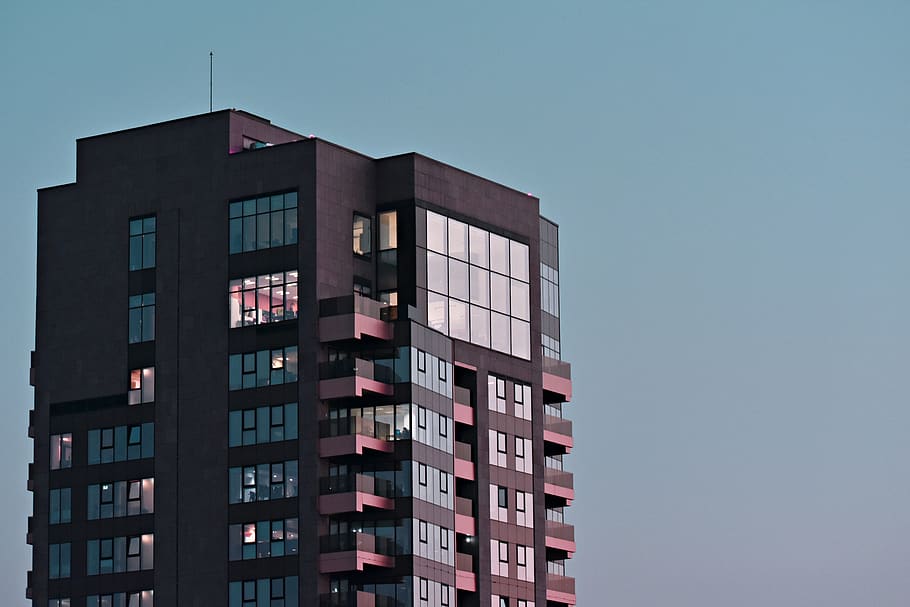 Photo of High-Rise Building, architecture, commerce, concrete structure HD wallpaper