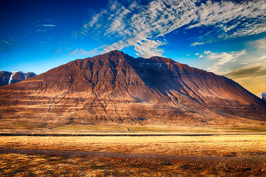 landscape, mountain, nature, clouds, sky, outdoors, summer HD wallpaper