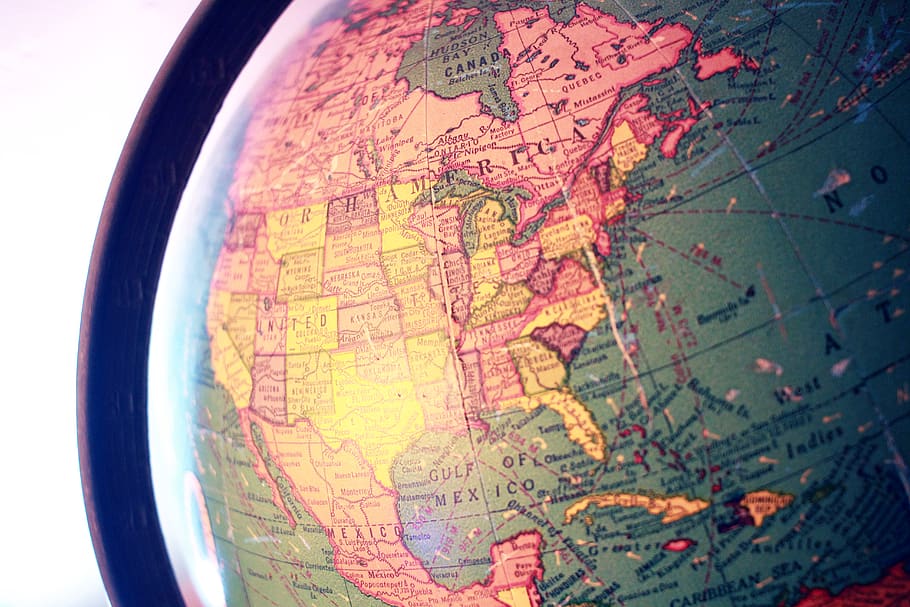 globe, world, map, united states, mapping, maps, world map HD wallpaper