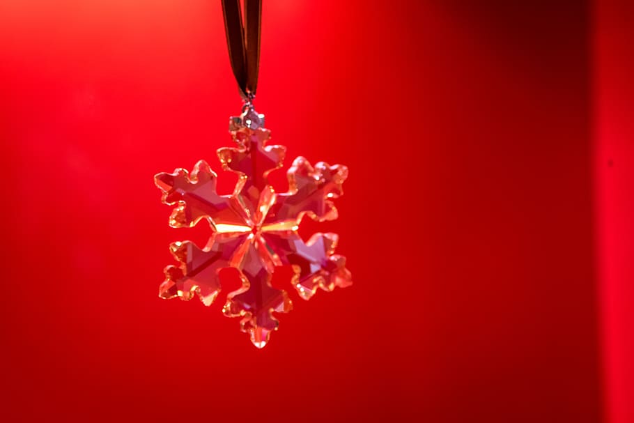 argentina, buenos aires, snowflake, red, glass, decoration