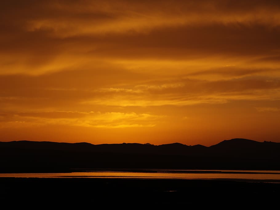 sunset, sky, atmospheric, orange, beauty in nature, scenics - nature HD wallpaper