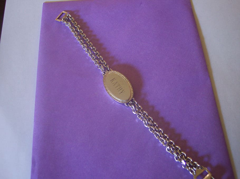 bracelet, silver, chain, jewelry, purple, indoors, necklace HD wallpaper