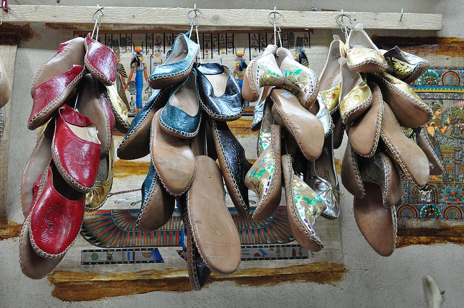 egypt, cairo, hanging, for sale, market, side by side, no people HD wallpaper