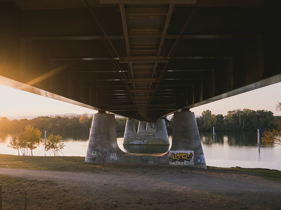 france, mâcon, bridge, bridge - man made structure, connection HD wallpaper