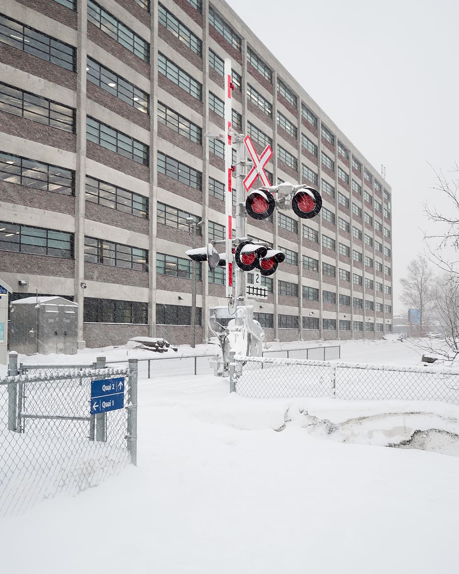 winter, snow, wind, street, cold temperature, building exterior HD wallpaper
