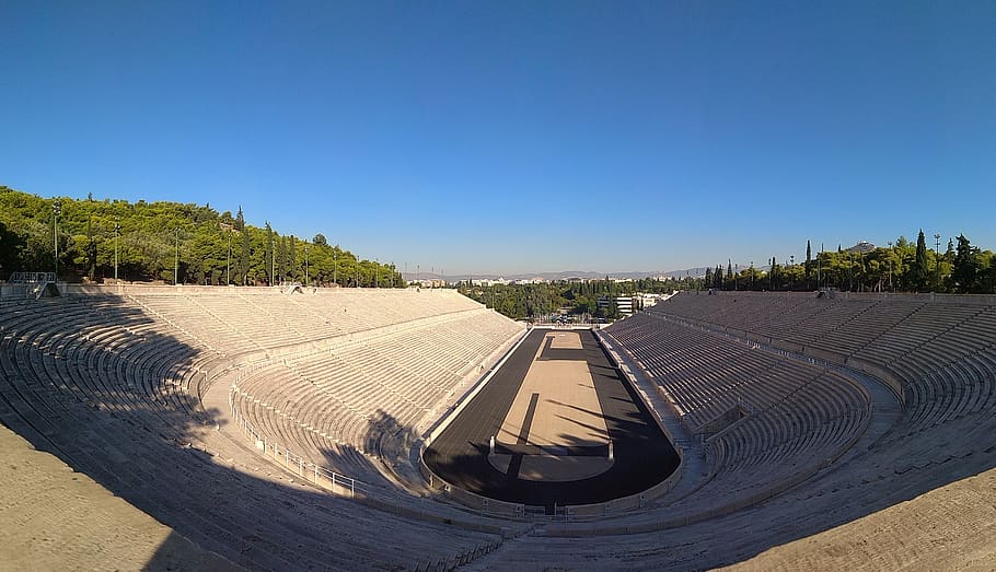 panathinaiko stadium, kallimarmaro, olympic games, athens, arditos, HD wallpaper