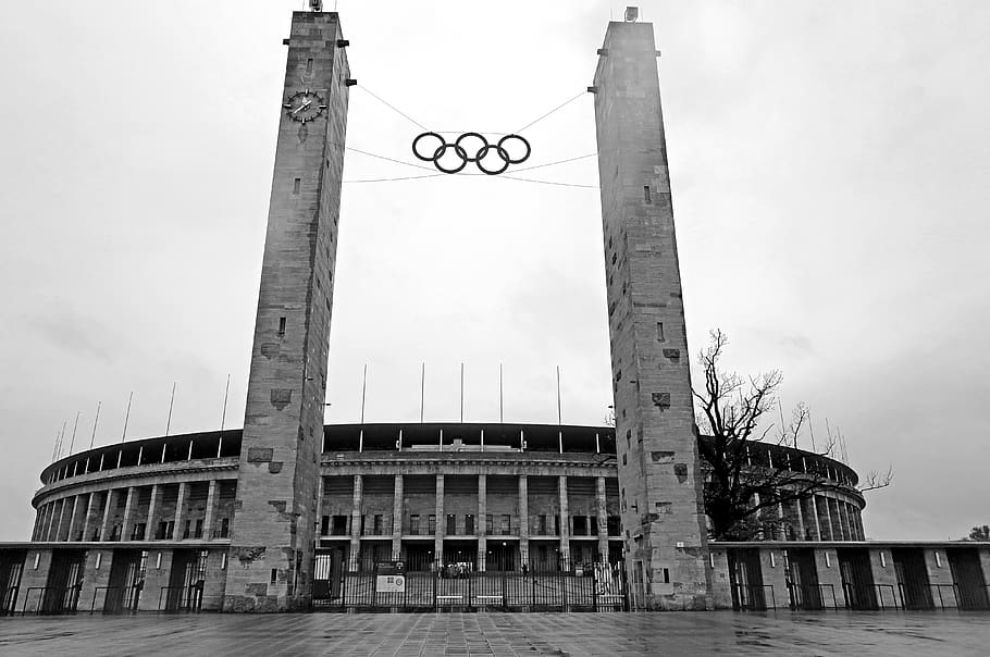 germany, berlin, berlim, stadium, olimpic, sports, architecture HD wallpaper