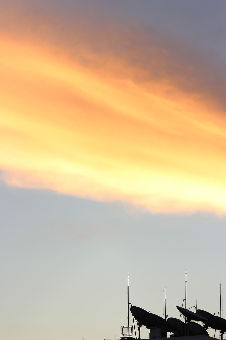 brazil, ipanema, sky, sunset, cloud - sky, communication, architecture HD wallpaper