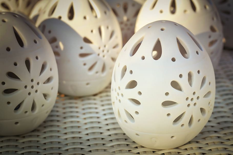 easter, egg, food, sound, indoors, close-up, pattern, still life HD wallpaper