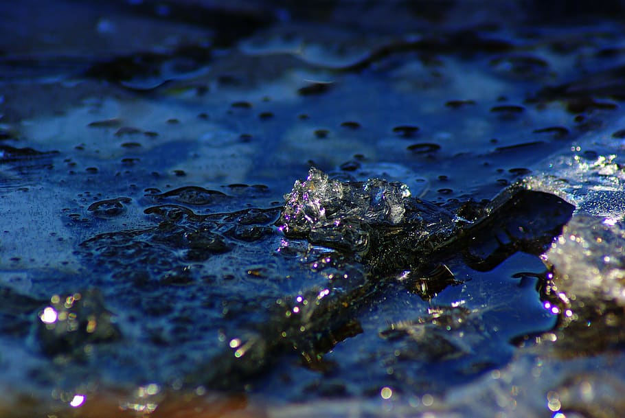 gel, water, cold, winters, frozen, nature, white, landscape HD wallpaper