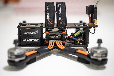 black and orange electronic device, electronics, weaponry, gun HD wallpaper
