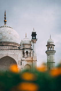 gray dome castle at daytime, architecture, mosque, worship, building HD wallpaper