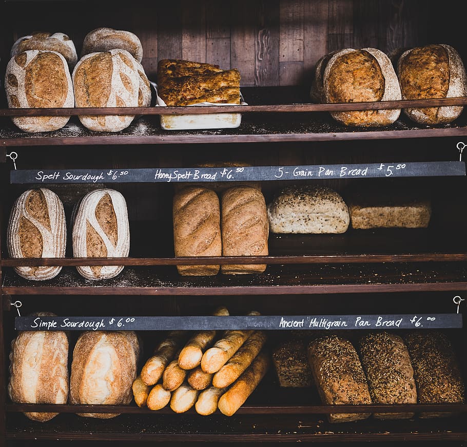 baked breads, food, bun, bakery, mae, winnipeg, canada, toast, HD wallpaper