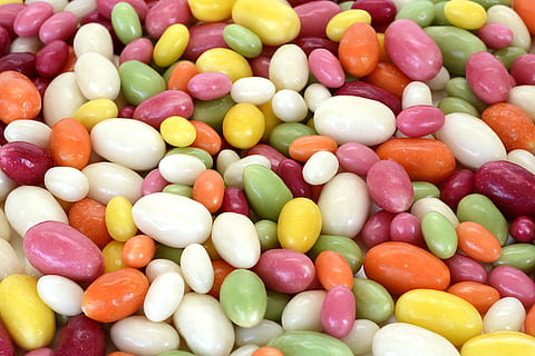 easter eggs, sugar eggs, candy, food, delicious, sweet, nibble HD wallpaper