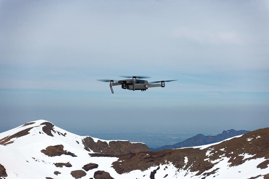 black video dron e, bird, flying, animal, vehicle, airplane, aircraft HD wallpaper