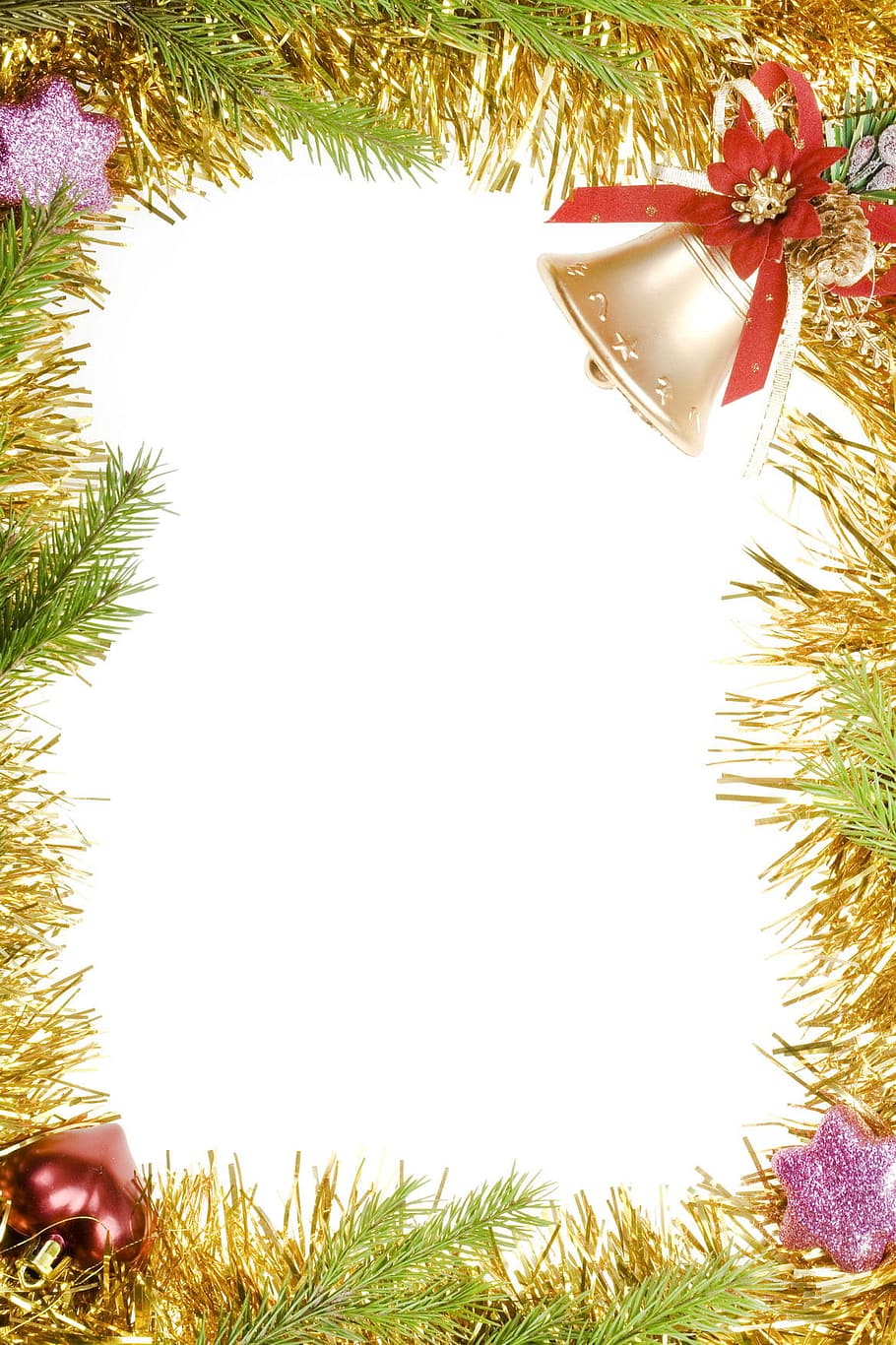 background, border, christmas, color, design, frame, gift, gold HD wallpaper